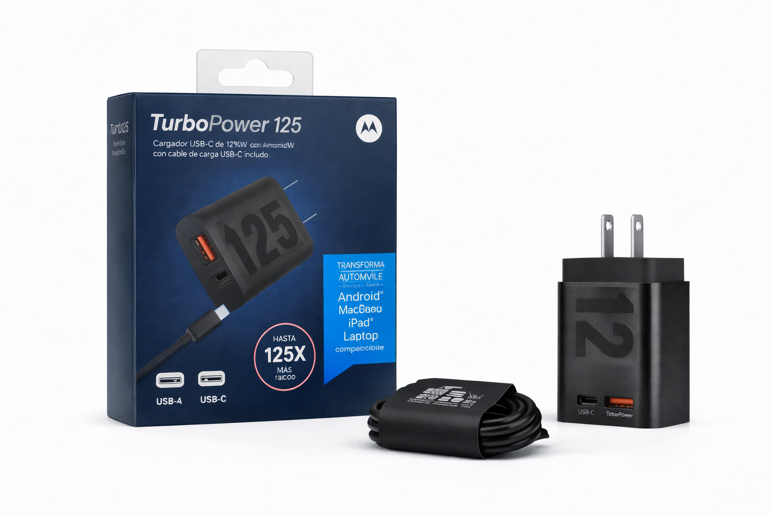 CARGADOR MOTOROLA TURBOPOWER 125W
