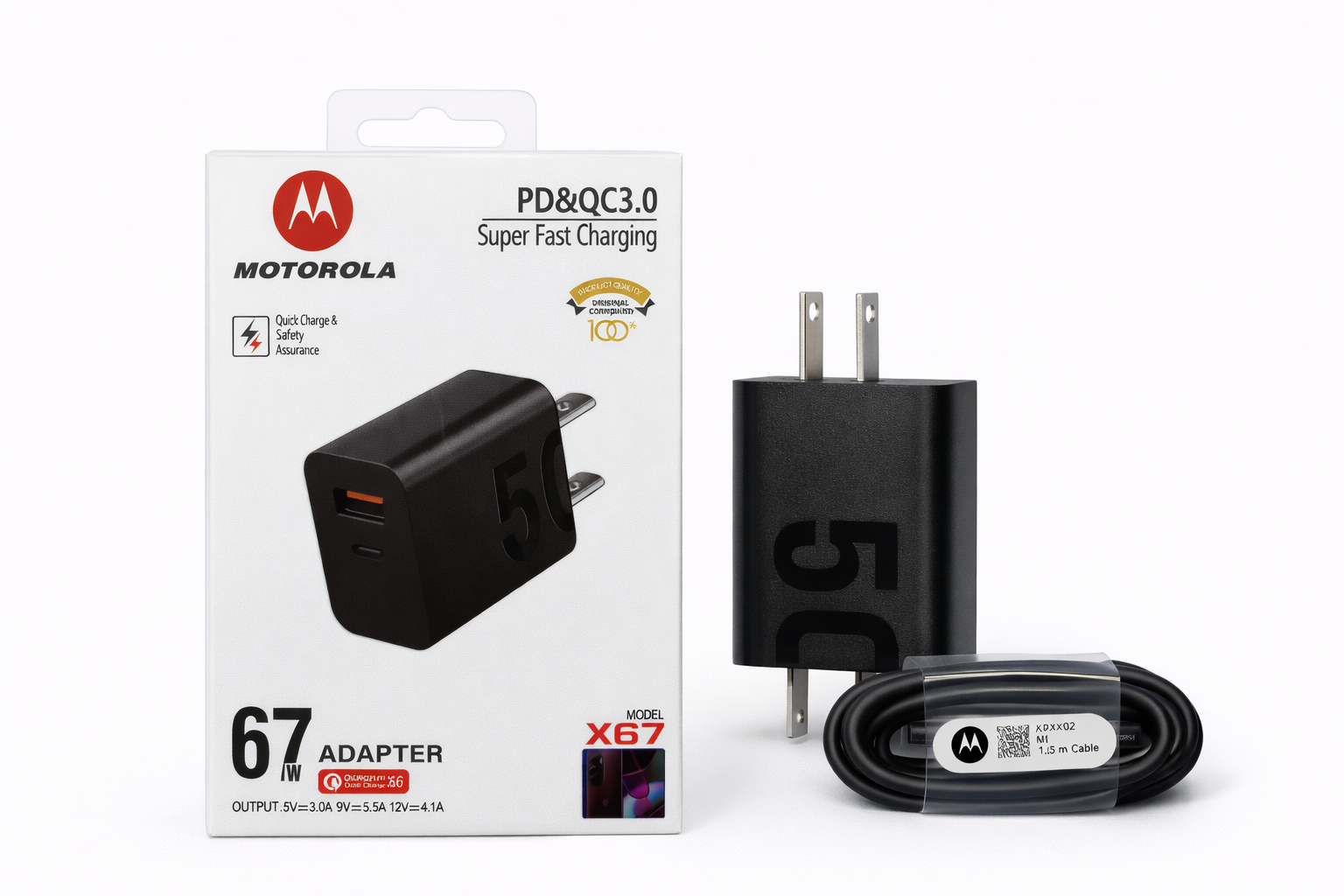 CARGADOR MOTOROLA 67W PD