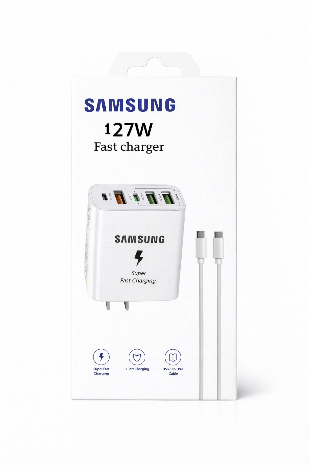 CARGADOR SAMSUNG 120 W MULTIPLES PUERTOS - Image 4