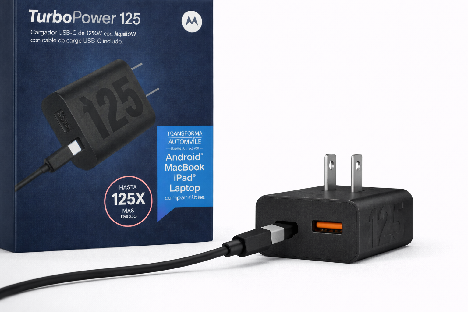 CARGADOR MOTOROLA TURBOPOWER 125W - Image 2