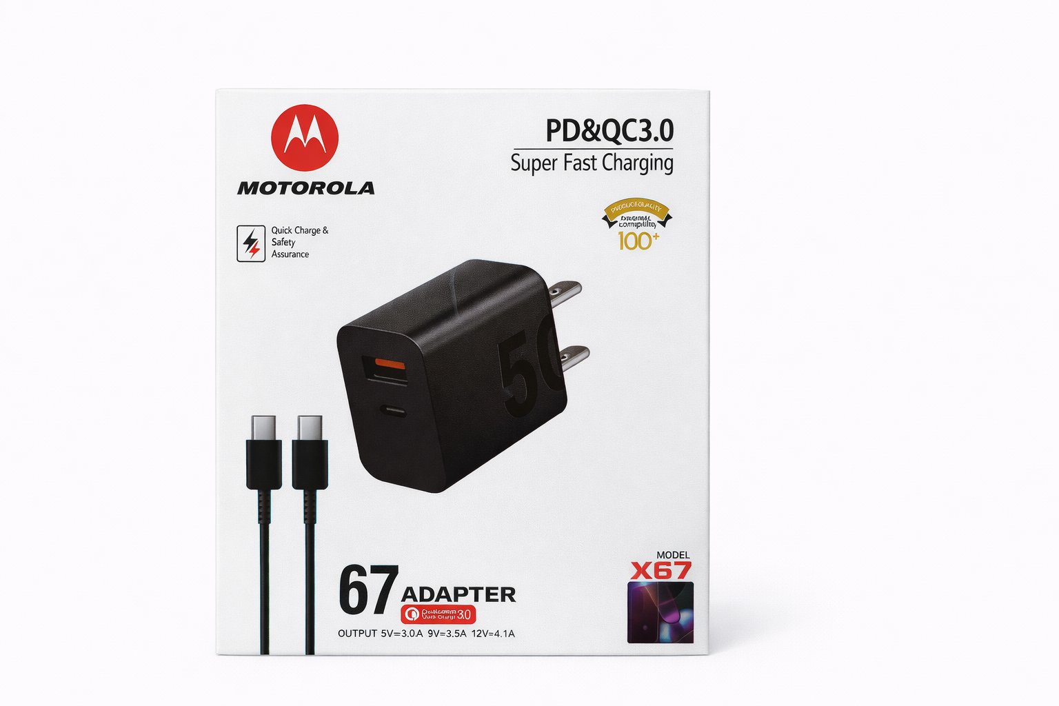 CARGADOR MOTOROLA 67W PD - Image 2