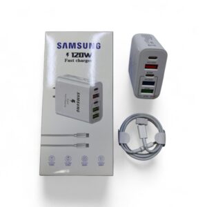 CARGADOR SAMSUNG 120 W MULTIPLES PUERTOS