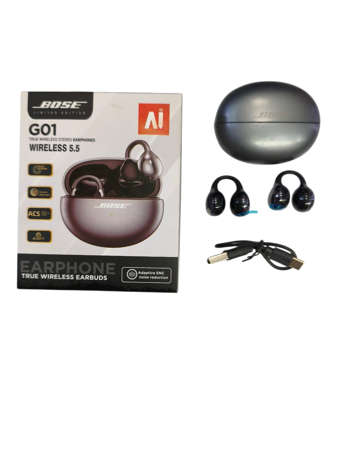 🎧 AUDIFONOS BLUETOOTH G01 CON IA 🎧 - Image 3