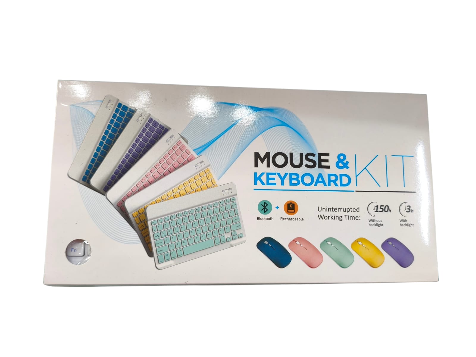 ⌨️🖱️ Kit Teclado + Mouse Bluetooth Recargable ⌨️🖱️