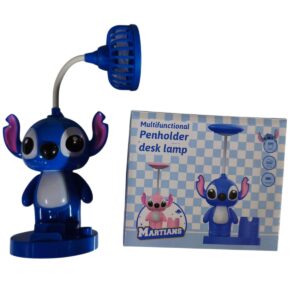 ❄️ Ventilador Stitch Multifuncional + PORTALÁPIZ ❄️