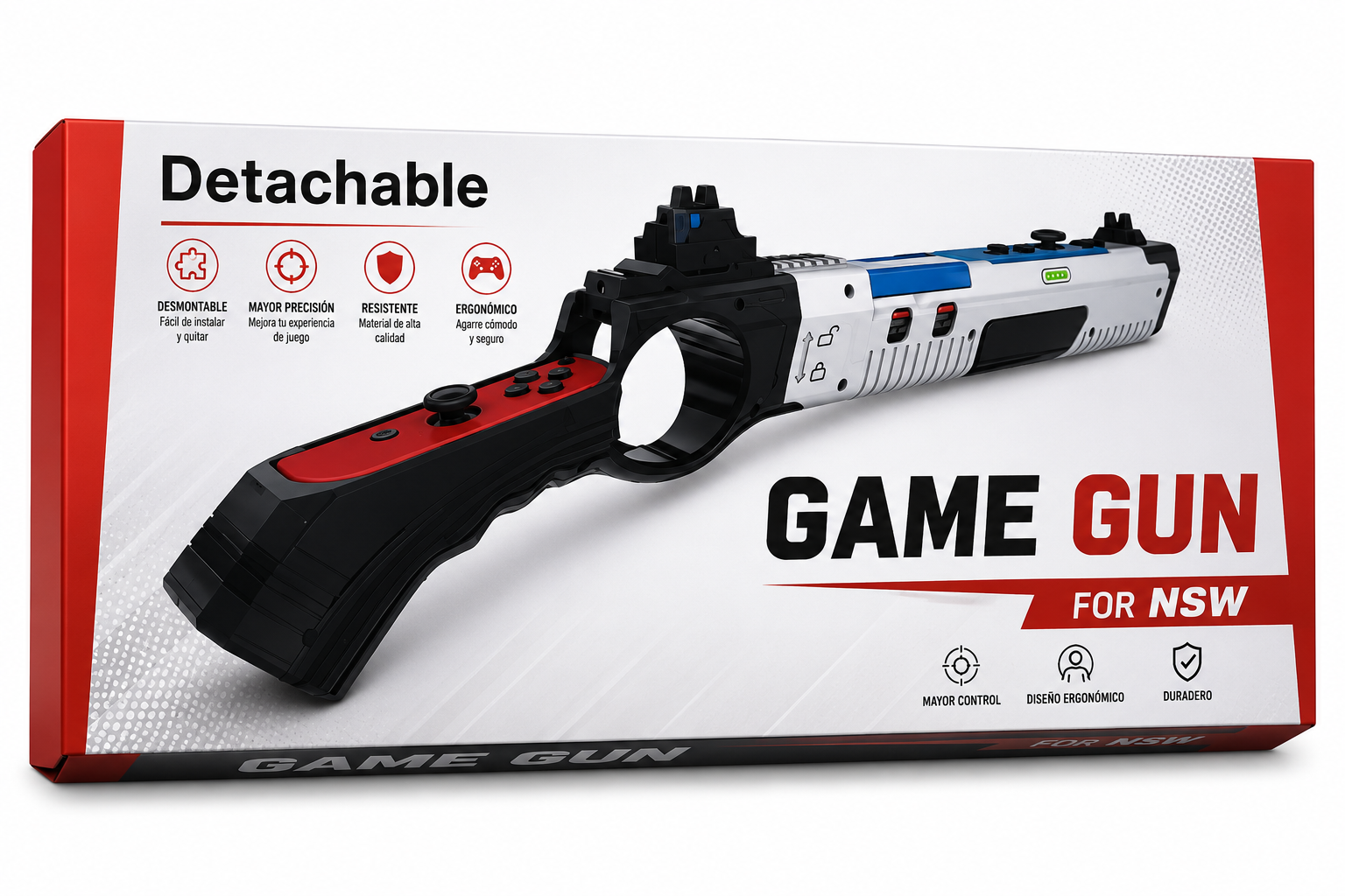 🎮 Game Gun Desmontable para Nintendo Switch (NSW) 🔫