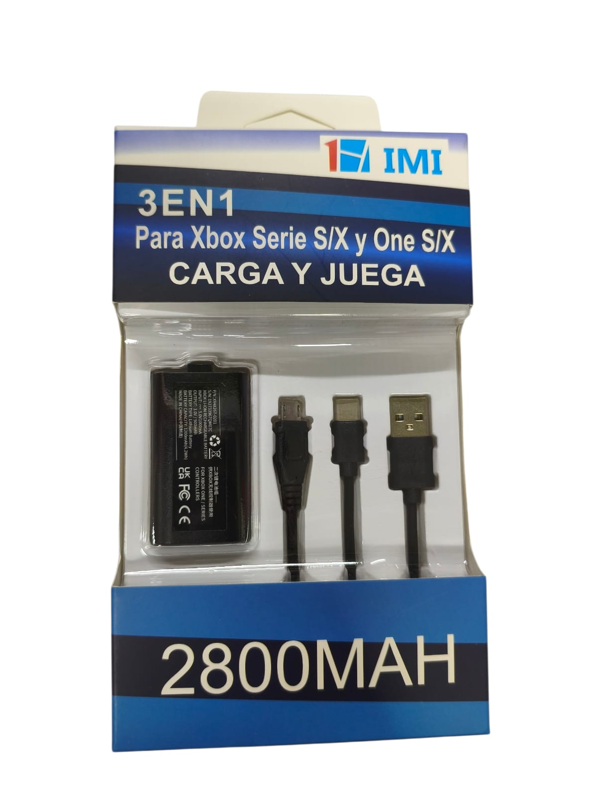 🎮 Kit Carga y Juega 3 en 1 para Xbox Series S/X y One S/X - Image 2