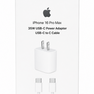 🔌⚡ Cargador Rápido 35W USB-C + Cable USB-C a USB-C para iPhone 16 Series ⚡🔌