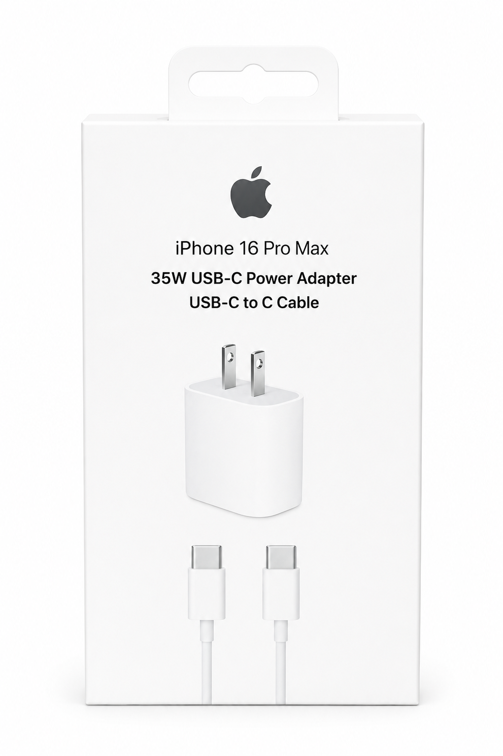 🔌⚡ Cargador Rápido 35W USB-C + Cable USB-C a USB-C para iPhone 16 Series ⚡🔌