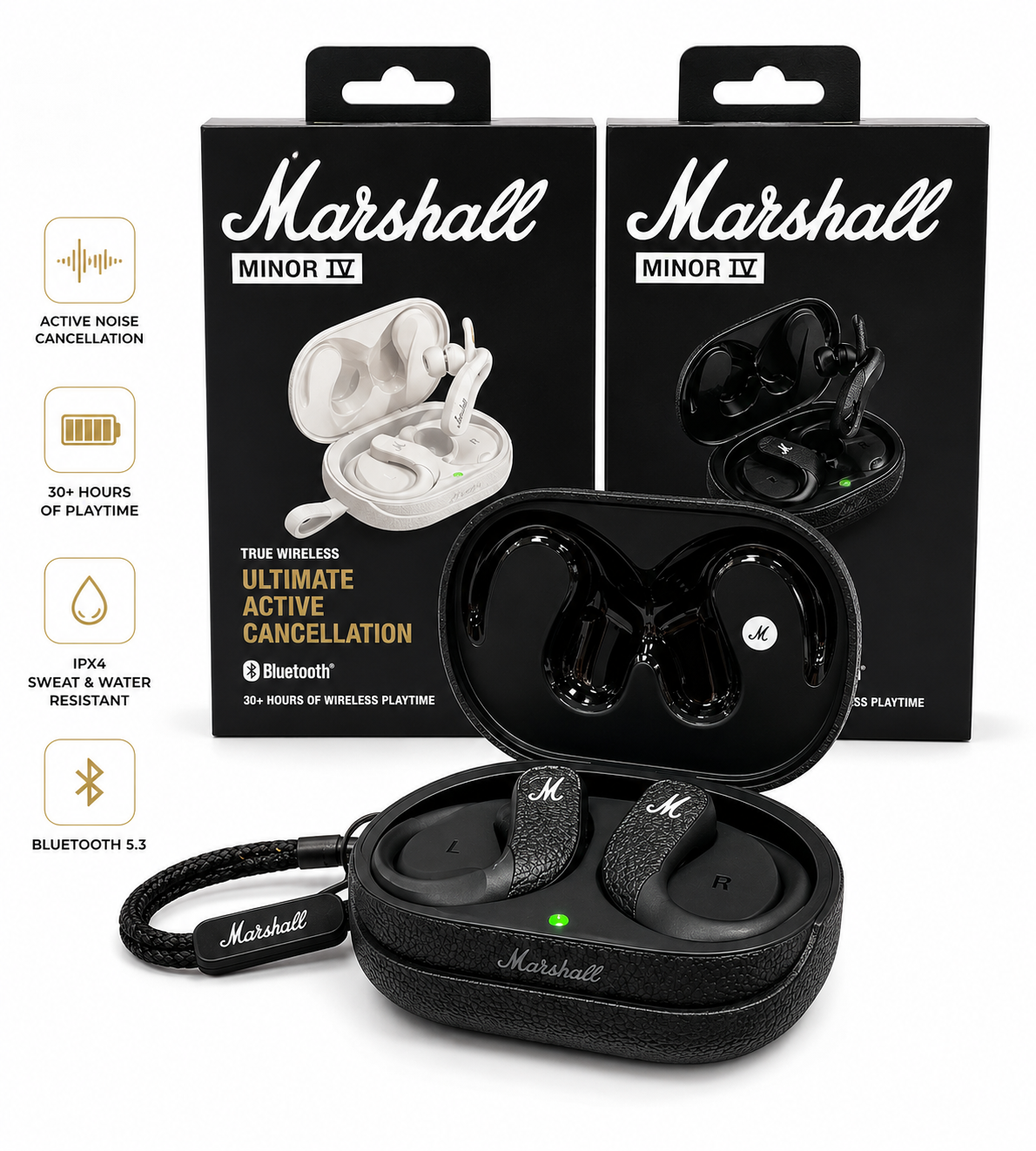 🎧🔥 Audífonos Bluetooth Marshall Minor IV 🔥🎧